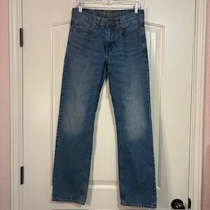 American Eagle Outfitters Mens Jeans Blue Wash Straight Leg Casual Size 28x32